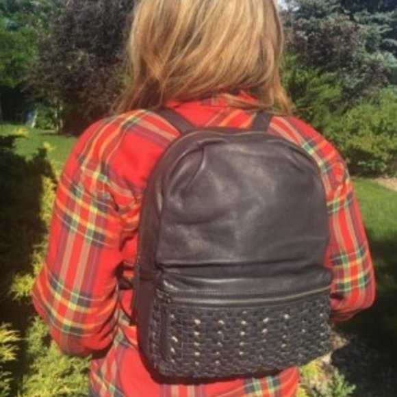 Latico, NEW WITH TAGS, Beautiful Leather Backpack, Black main image 5